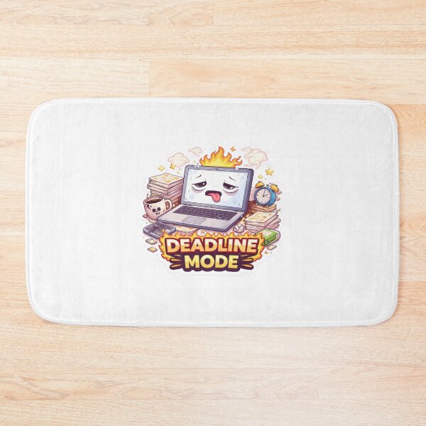 Item preview, Deadline Mode Funny Burnout Meme | Overworked Student & Office Humor Design designed and sold by Dasts Cart.