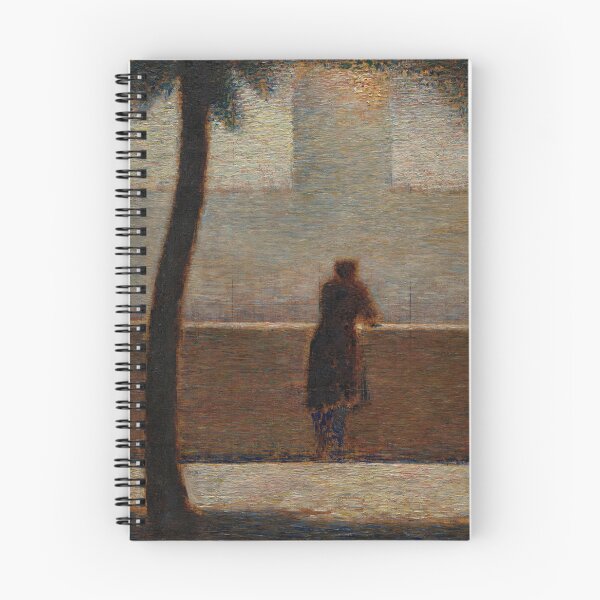 Item preview, A Man Leaning on a Parapet by Georges Seurat: Neo Impressionist Wall Art designed and sold by artofuniverse.