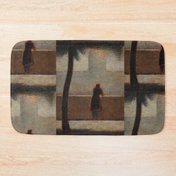 Item preview, A Man Leaning on a Parapet by Georges Seurat: Neo Impressionist Wall Art designed and sold by artofuniverse.