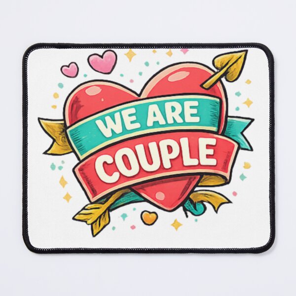 Item preview, We are Couple Typography Design designed and sold by Swati's Digital Den.