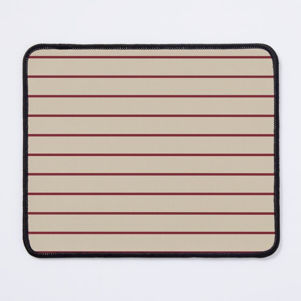 Item preview, Beige And Red horizontal Pinstripes Pattern designed and sold by pattern-archive.