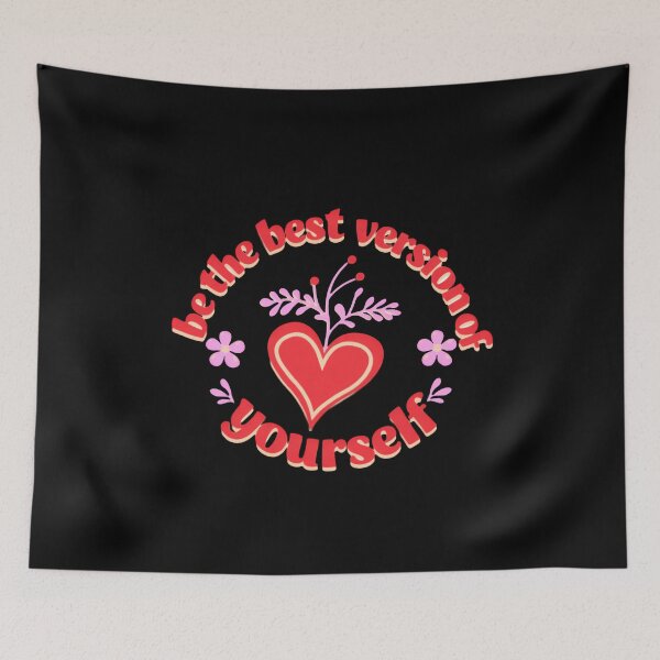 Item preview, Be The Best Version Of Yourself Positive Phrase designed and sold by SkeletonsDanger.
