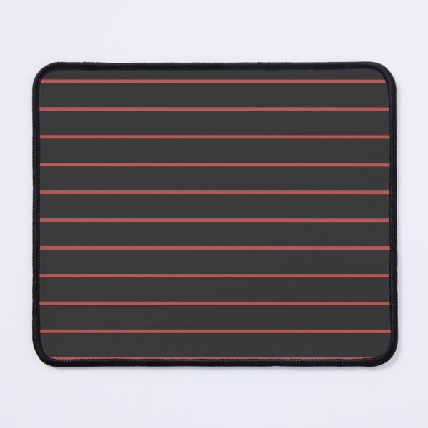 Item preview, Charcoal And Red horizontal Pinstripes Pattern designed and sold by pattern-archive.