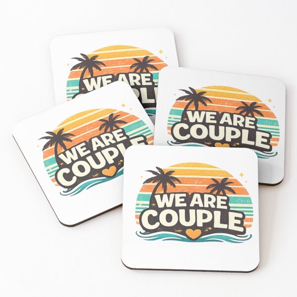Item preview, We are Couple Typography Design 2 designed and sold by Swati's Digital Den.