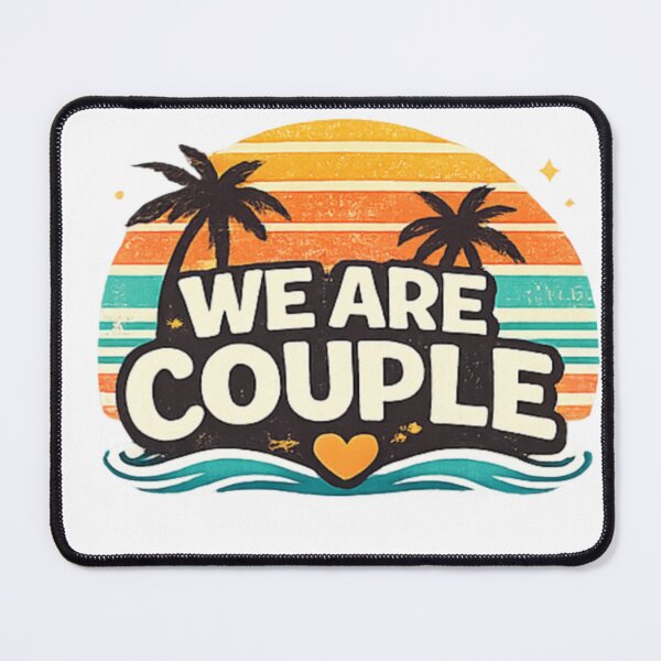 Item preview, We are Couple Typography Design 2 designed and sold by Swati's Digital Den.