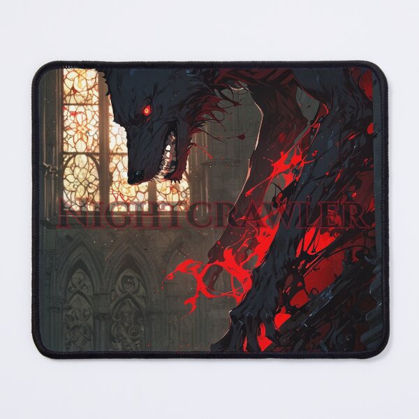 Item preview, Dark Sacred Wolf Crawls Through Gothic Cathedral Night designed and sold by GeoWhimsy Studio.