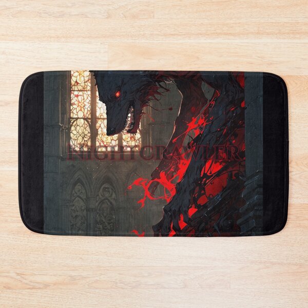 Item preview, Dark Sacred Wolf Crawls Through Gothic Cathedral Night designed and sold by GeoWhimsy Studio.