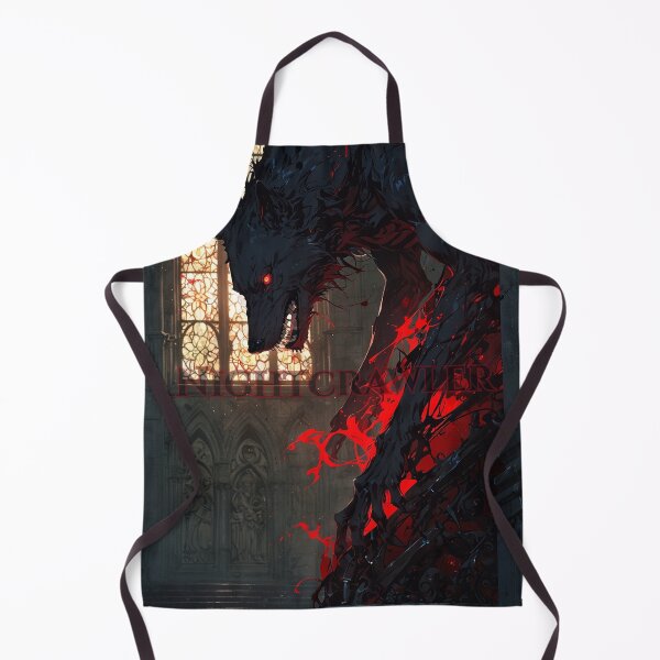 Item preview, Dark Sacred Wolf Crawls Through Gothic Cathedral Night designed and sold by GeoWhimsy Studio.