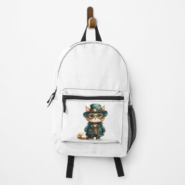 Item preview, Steampunk Cat Explorer With Hat Character designed and sold by BetweenForms.