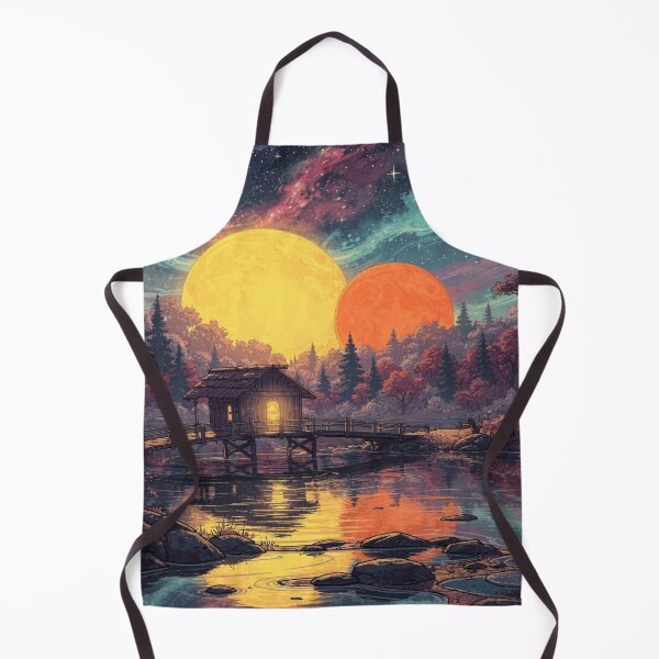 Item preview, Where Two Moons Watch the Water Sleep designed and sold by Anvc-Art.