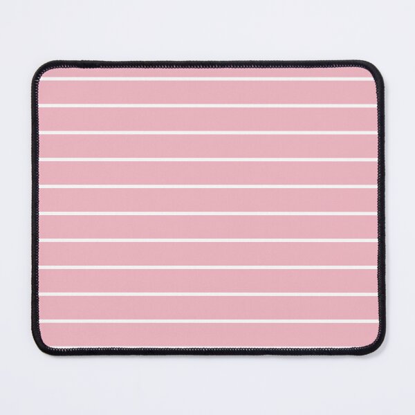 Item preview, Blush And White horizontal Pinstripes Pattern designed and sold by pattern-archive.