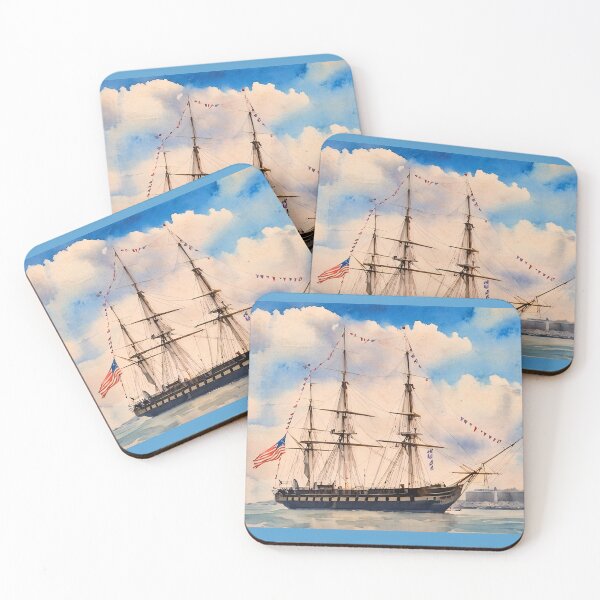 Item preview, Old Ironsides USS Constitution Ship Massachusetts   designed and sold by Vermont Gifts and Art.