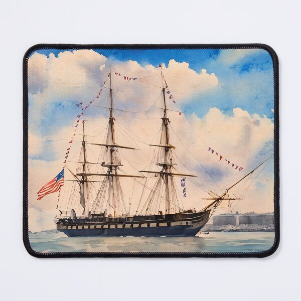 Item preview, Old Ironsides USS Constitution Ship Massachusetts   designed and sold by Vermont Gifts and Art.