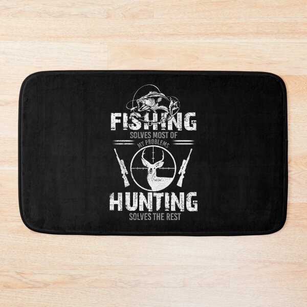 Item preview, Fishing & Hunting Solve My Problems Funny Gift designed and sold by FernaRoje.