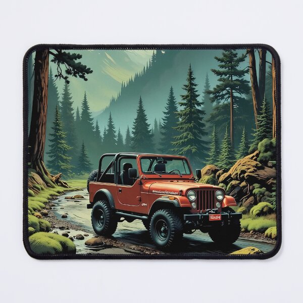 Item preview, Maine Vacationland Vintage Travel Poster Forest Mountain Scene designed and sold by BorgSpareParts.