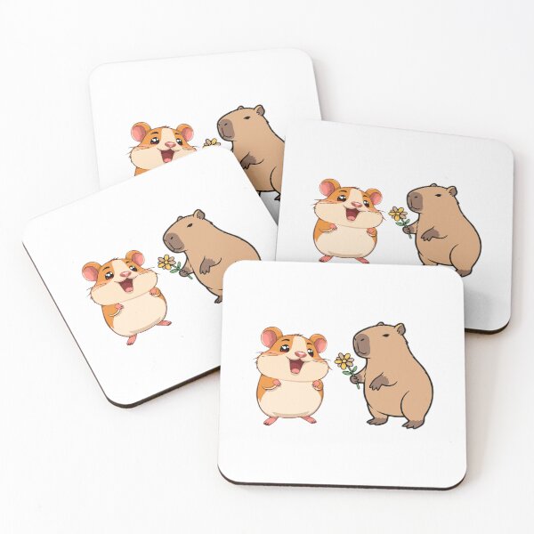 Item preview, Cute Hamster and Capybara Friends designed and sold by Amyay.