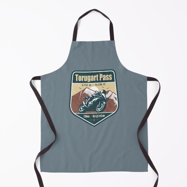 Item preview, Torugart Pass Tian Shan Kyrgyzstan Biker Badge designed and sold by CynthiaGraphics.