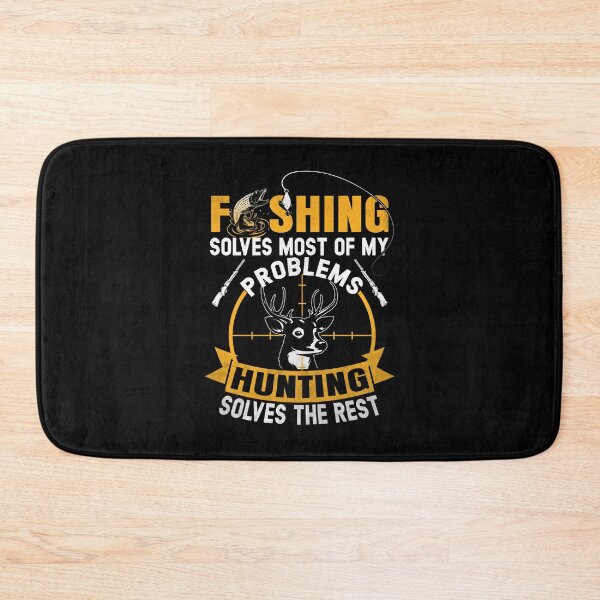 Item preview, Fishing & Hunting Solve My Problems Funny Gift designed and sold by FernaRoje.