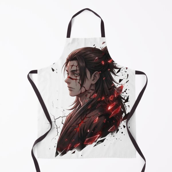 Item preview, Dark Blood Energy Anime Aesthetic – Red Shattered Glass Warrior Portrait designed and sold by Dyan4.