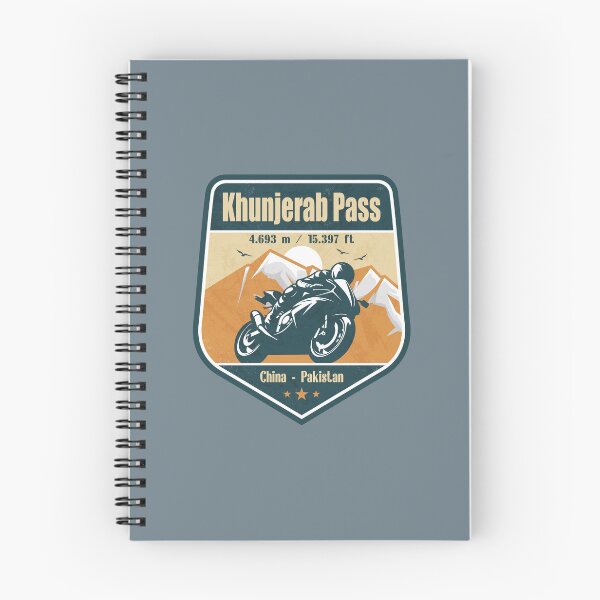 Item preview, Khunjerab Pass Karakoram Pakistan Biker Badge designed and sold by CynthiaGraphics.