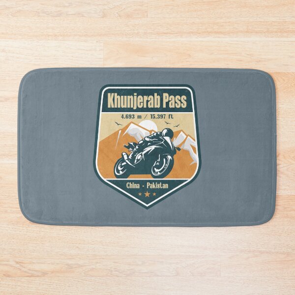 Item preview, Khunjerab Pass Karakoram Pakistan Biker Badge designed and sold by CynthiaGraphics.