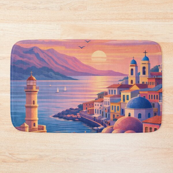 Item preview, Chania Crete Travel Poster designed and sold by MatthewHeights.