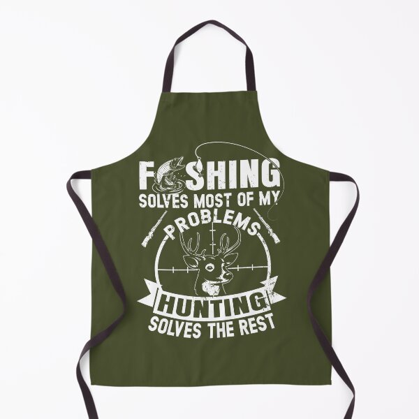 Item preview, Fishing & Hunting Solve My Problems Funny Gift designed and sold by FernaRoje.