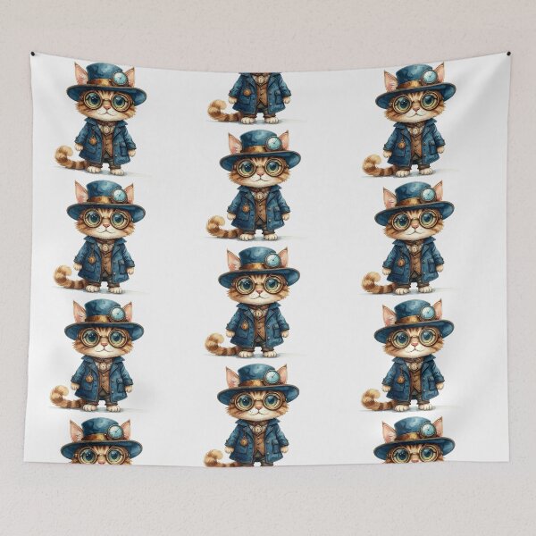 Item preview, Small Steampunk Cat Cute Outfit Character designed and sold by BetweenForms.