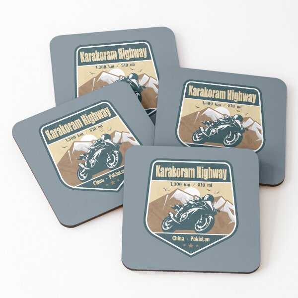 Item preview, Karakoram Highway Karakoram Pakistan Biker Badge designed and sold by CynthiaGraphics.
