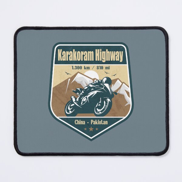 Item preview, Karakoram Highway Karakoram Pakistan Biker Badge designed and sold by CynthiaGraphics.