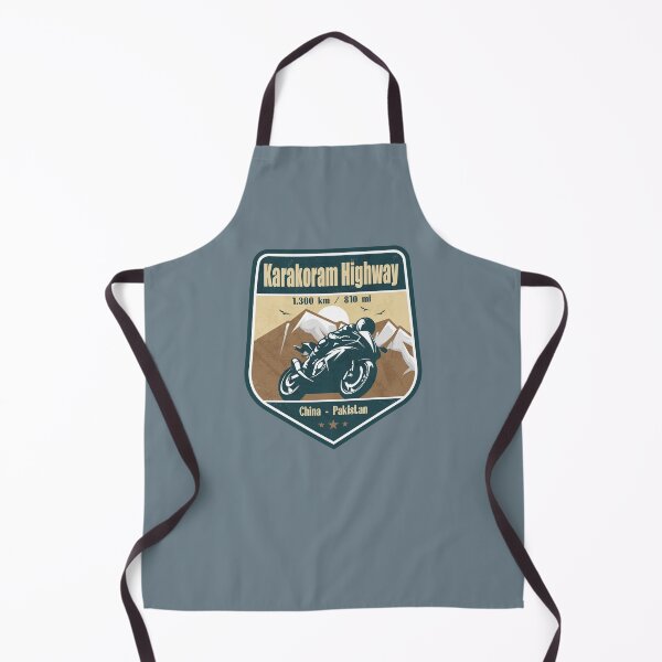 Item preview, Karakoram Highway Karakoram Pakistan Biker Badge designed and sold by CynthiaGraphics.