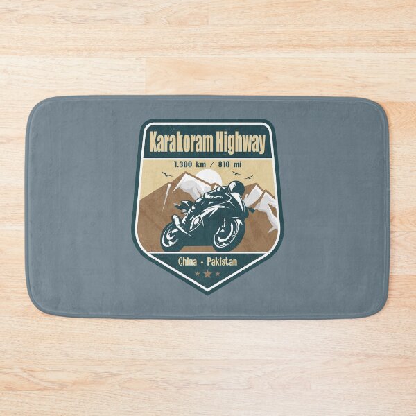 Item preview, Karakoram Highway Karakoram Pakistan Biker Badge designed and sold by CynthiaGraphics.
