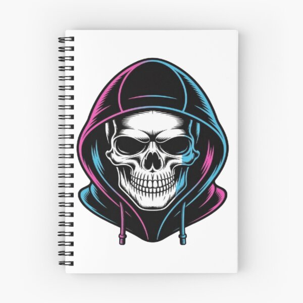 Item preview, Neon Skull in Hoodie Cool designed and sold by DailySparks.