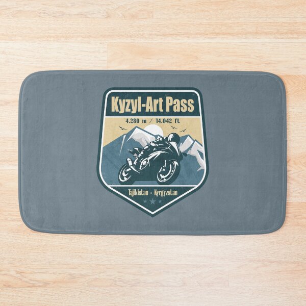 Item preview, Kyzyl-Art Pass Pamir Kyrgyzstan Biker Badge designed and sold by CynthiaGraphics.