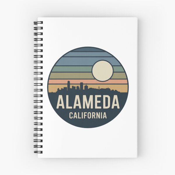 Item preview, Alameda California: Vintage Sunset Skyline designed and sold by CircinusStore.
