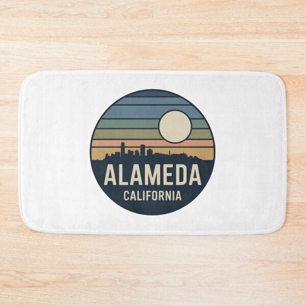 Item preview, Alameda California: Vintage Sunset Skyline designed and sold by CircinusStore.