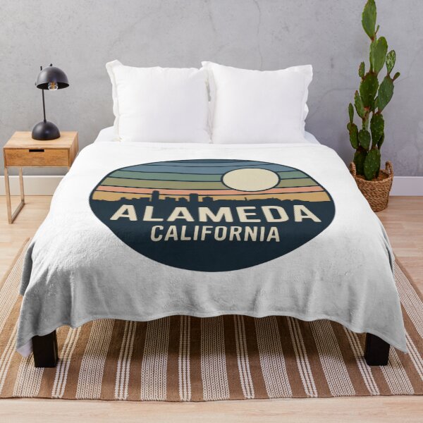 Item preview, Alameda California: Vintage Sunset Skyline designed and sold by CircinusStore.