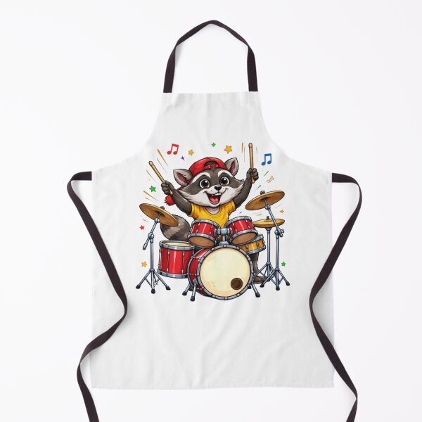 Item preview, raccoon drummer designed and sold by Gokuxtreme.