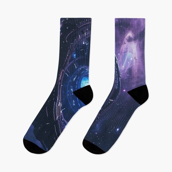 Item preview, Futuristic Spacecraft Deep Space Art designed and sold by QuantumDrift.
