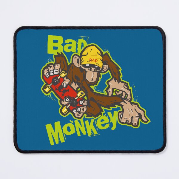 Item preview, Bad Monkey Skater Street Art – Funny Rebel Ape Skateboarding Graphic Design designed and sold by artworkathome.