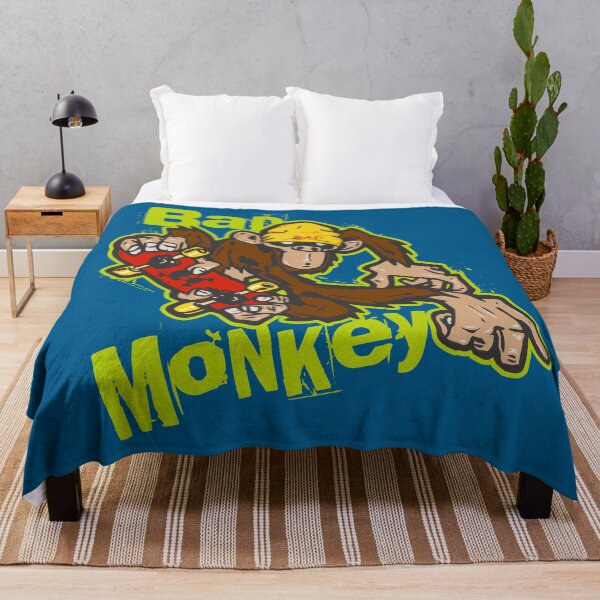 Item preview, Bad Monkey Skater Street Art – Funny Rebel Ape Skateboarding Graphic Design designed and sold by artworkathome.