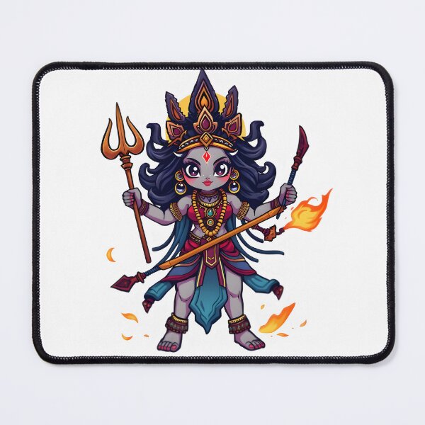 Item preview, Goddess Kalaratri Sticker designed and sold by Teewave-Ashish.