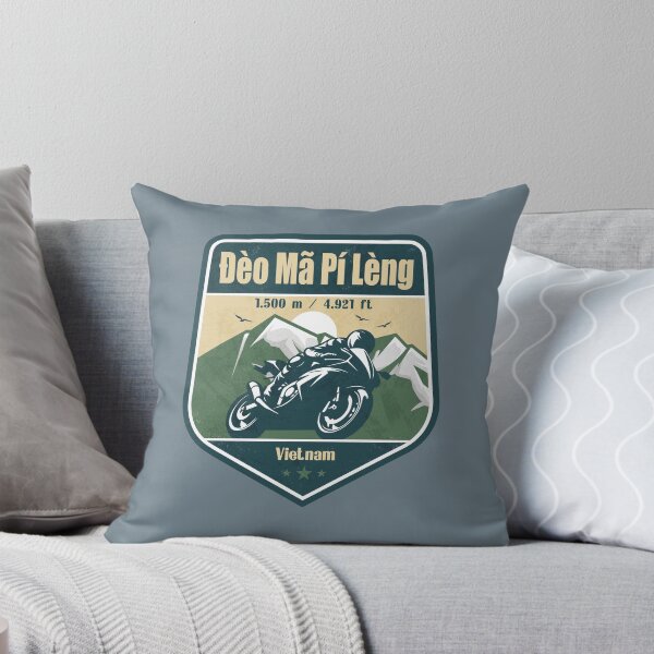 Item preview, Ma Pi Leng Pass Ha Giang Vietnam Biker Badge designed and sold by CynthiaGraphics.
