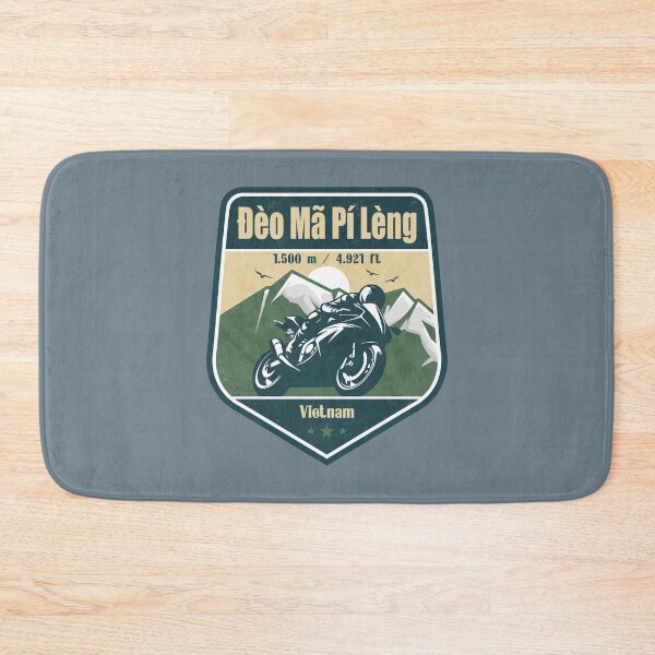 Item preview, Ma Pi Leng Pass Ha Giang Vietnam Biker Badge designed and sold by CynthiaGraphics.