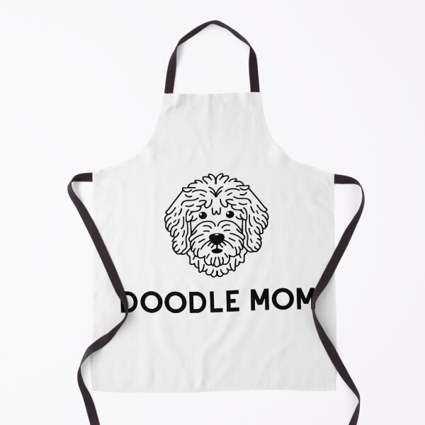 Item preview, Goldendoodle Cute Vector Line Art Doodle Mom black designed and sold by PeriwinkleStone.
