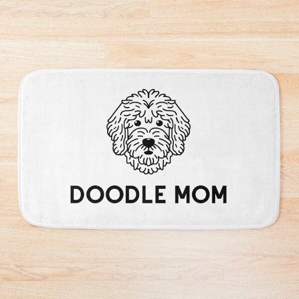 Item preview, Goldendoodle Cute Vector Line Art Doodle Mom black designed and sold by PeriwinkleStone.