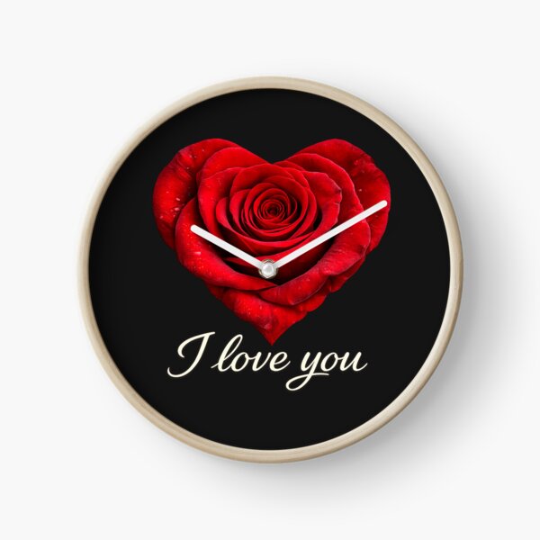 Item preview, I Love You Rose Heart Minimalist Romantic Design designed and sold by IrynaLineArt.