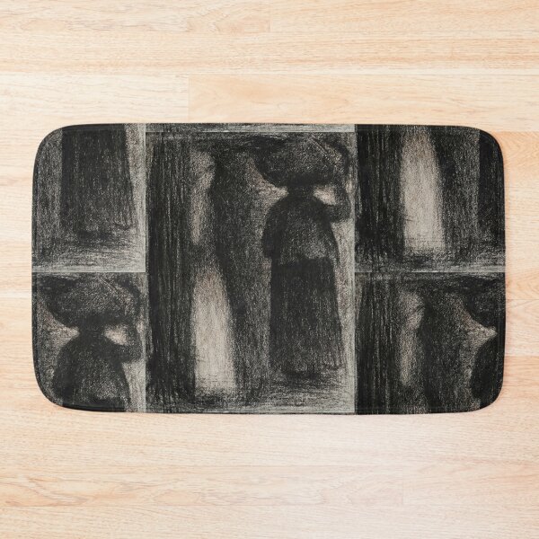 Item preview, Deux Femmes Two Women by Georges Seurat: Moody Neo Impressionist Poster designed and sold by artofuniverse.