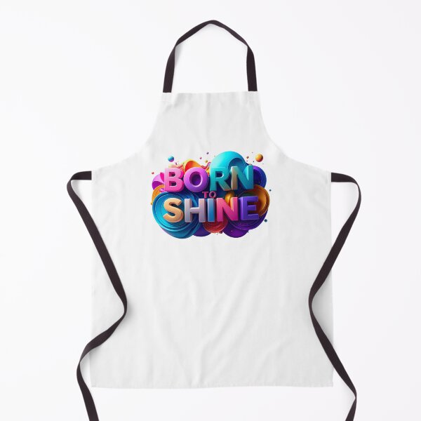 Item preview, Born To Shine Luxury 3D Liquid Gold Typography Statement Graphic Retro Future Metallic Aesthetic Motivational Quote Premium Streetwear Design designed and sold by icemanphotos.