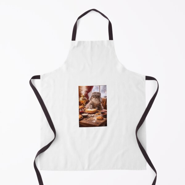 Item preview, Winter Cat Making Pancakes designed and sold by LovelyCatGalaxy.